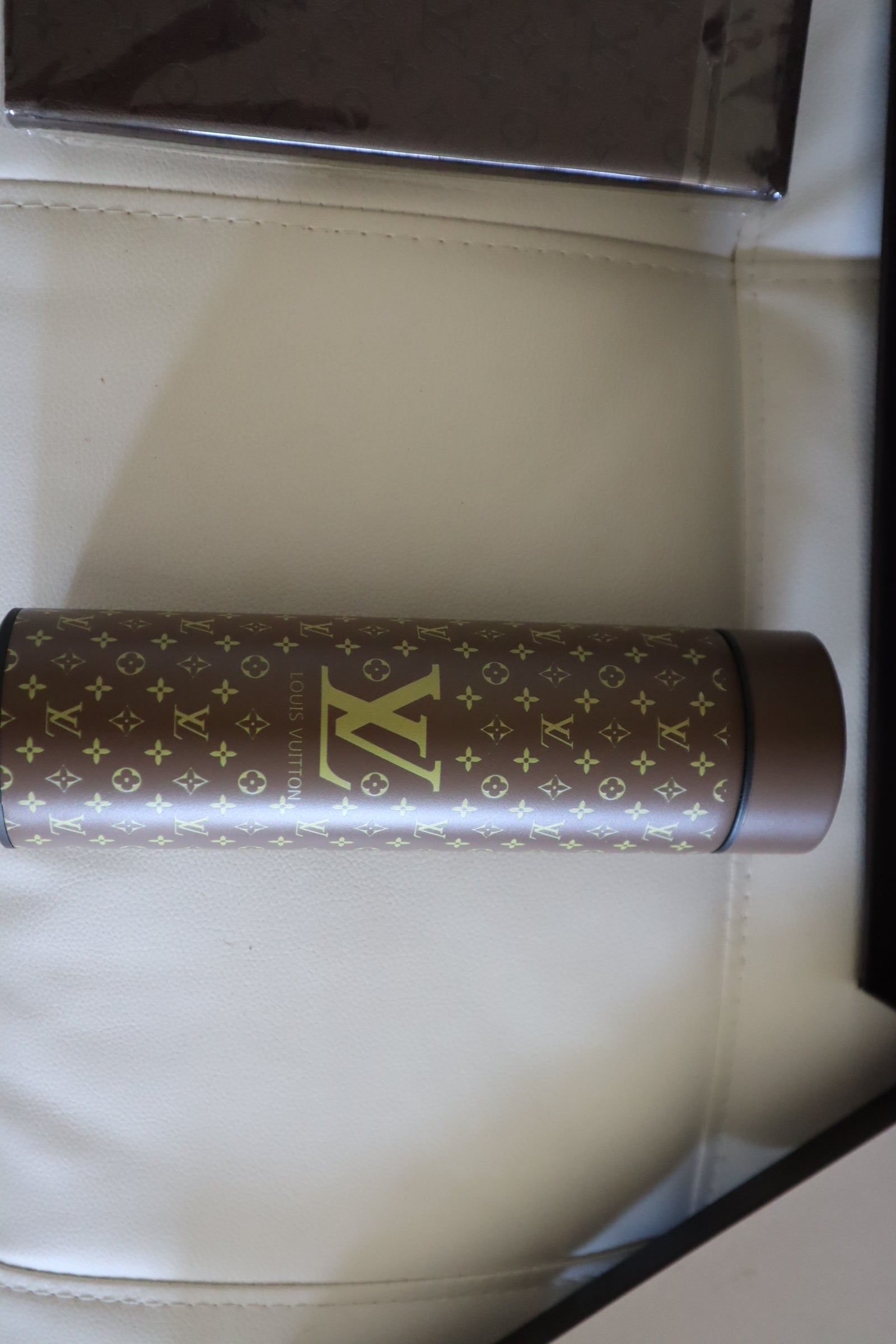 Custom LV Digital Tumbler Set with LV Stationery notebook and ballpoint pen  included